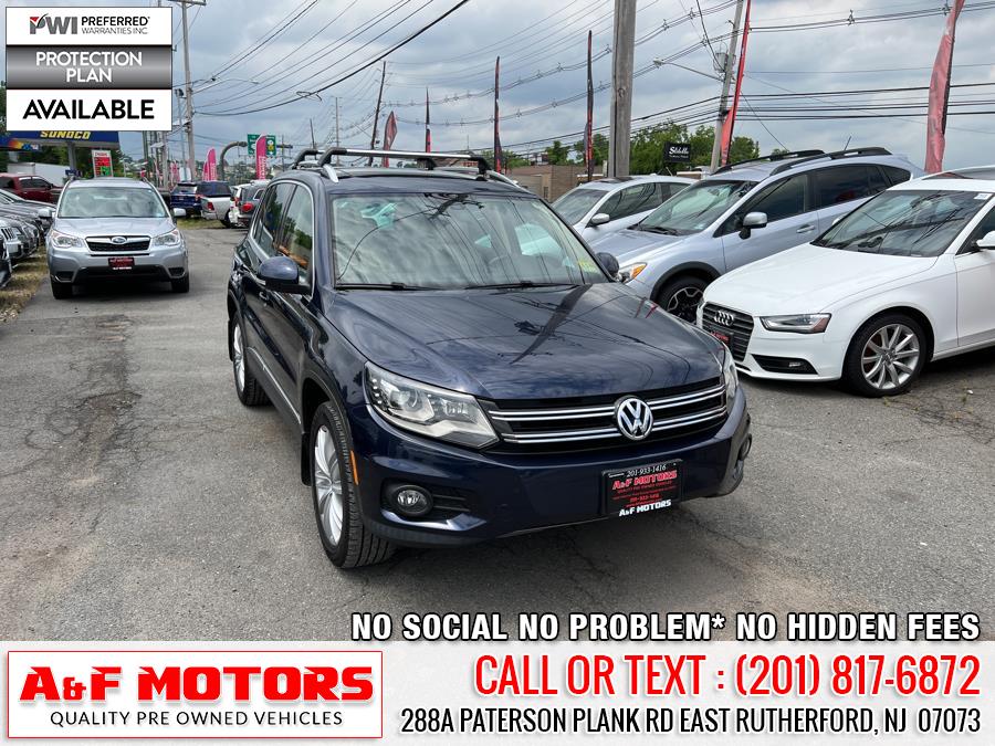 2016 Volkswagen Tiguan 4MOTION 4dr Auto SE, available for sale in East Rutherford, New Jersey | A&F Motors LLC. East Rutherford, New Jersey 2016 Volkswagen Tiguan 4MOTION 4dr Auto SE, available for sale in East Rutherford, New Jersey | A&F Motors LLC. East Rutherford, New Jersey