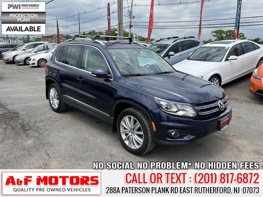 2016 Volkswagen Tiguan 4MOTION 4dr Auto SE, available for sale in East Rutherford, New Jersey | A&F Motors LLC. East Rutherford, New Jersey 2016 Volkswagen Tiguan 4MOTION 4dr Auto SE, available for sale in East Rutherford, New Jersey | A&F Motors LLC. East Rutherford, New Jersey