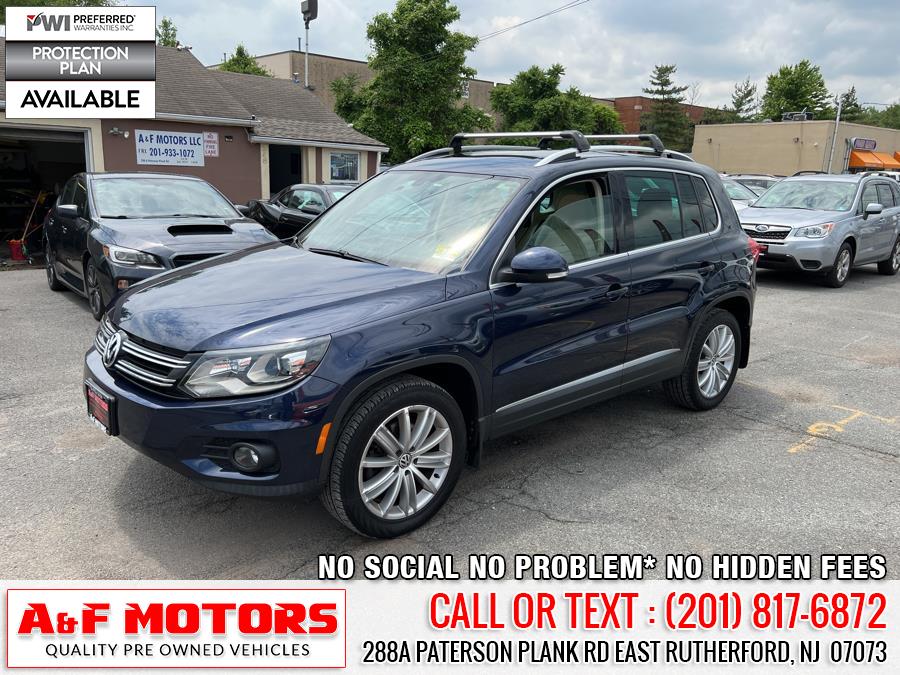 2016 Volkswagen Tiguan 4MOTION 4dr Auto SE, available for sale in East Rutherford, New Jersey | A&F Motors LLC. East Rutherford, New Jersey 2016 Volkswagen Tiguan 4MOTION 4dr Auto SE, available for sale in East Rutherford, New Jersey | A&F Motors LLC. East Rutherford, New Jersey