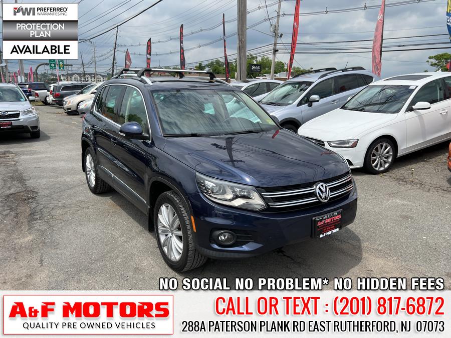 2016 Volkswagen Tiguan 4MOTION 4dr Auto SE, available for sale in East Rutherford, New Jersey | A&F Motors LLC. East Rutherford, New Jersey 2016 Volkswagen Tiguan 4MOTION 4dr Auto SE, available for sale in East Rutherford, New Jersey | A&F Motors LLC. East Rutherford, New Jersey
