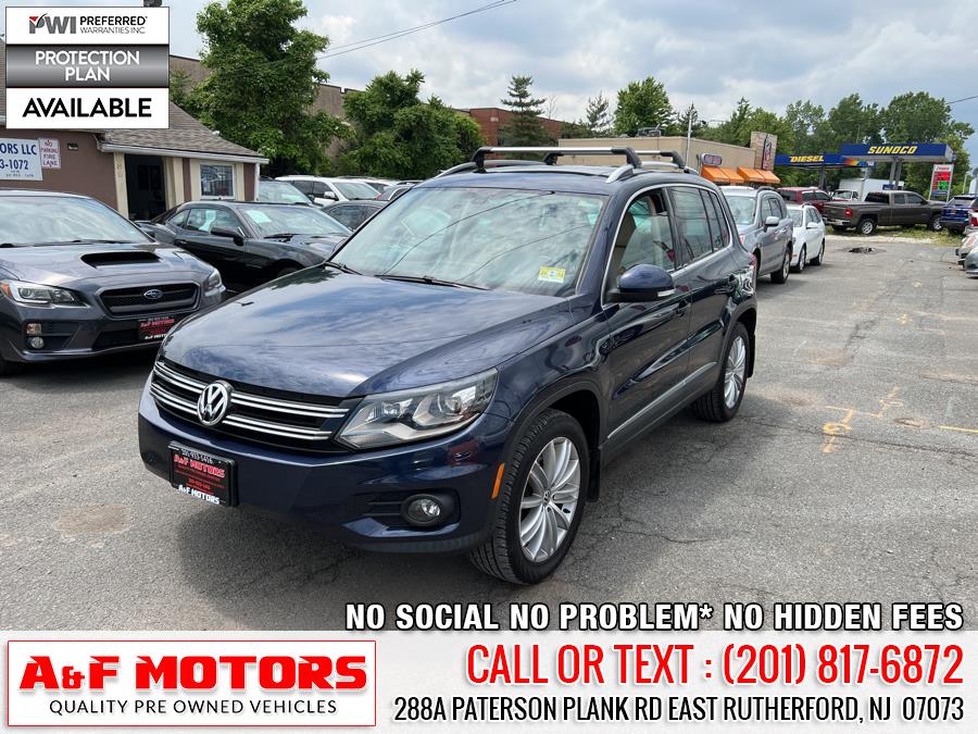 2016 Volkswagen Tiguan 4MOTION 4dr Auto SE, available for sale in East Rutherford, New Jersey | A&F Motors LLC. East Rutherford, New Jersey