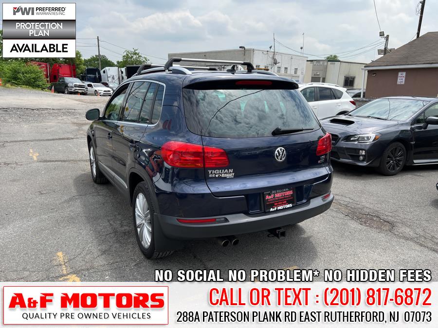 2016 Volkswagen Tiguan 4MOTION 4dr Auto SE, available for sale in East Rutherford, New Jersey | A&F Motors LLC. East Rutherford, New Jersey 2016 Volkswagen Tiguan 4MOTION 4dr Auto SE, available for sale in East Rutherford, New Jersey | A&F Motors LLC. East Rutherford, New Jersey