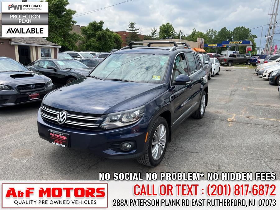 2016 Volkswagen Tiguan 4MOTION 4dr Auto SE, available for sale in East Rutherford, New Jersey | A&F Motors LLC. East Rutherford, New Jersey 2016 Volkswagen Tiguan 4MOTION 4dr Auto SE, available for sale in East Rutherford, New Jersey | A&F Motors LLC. East Rutherford, New Jersey