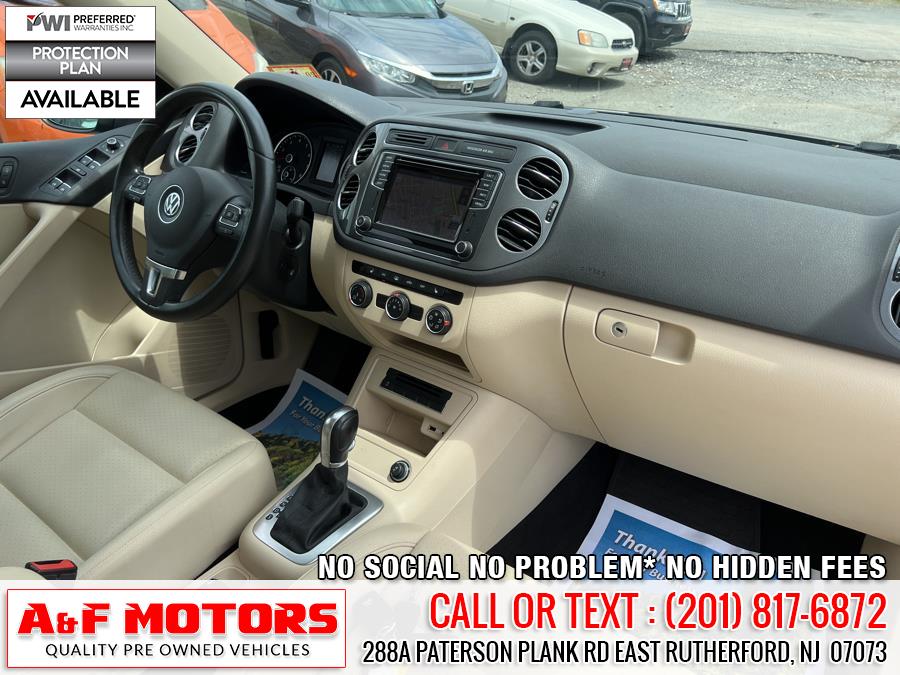 2016 Volkswagen Tiguan 4MOTION 4dr Auto SE, available for sale in East Rutherford, New Jersey | A&F Motors LLC. East Rutherford, New Jersey 2016 Volkswagen Tiguan 4MOTION 4dr Auto SE, available for sale in East Rutherford, New Jersey | A&F Motors LLC. East Rutherford, New Jersey