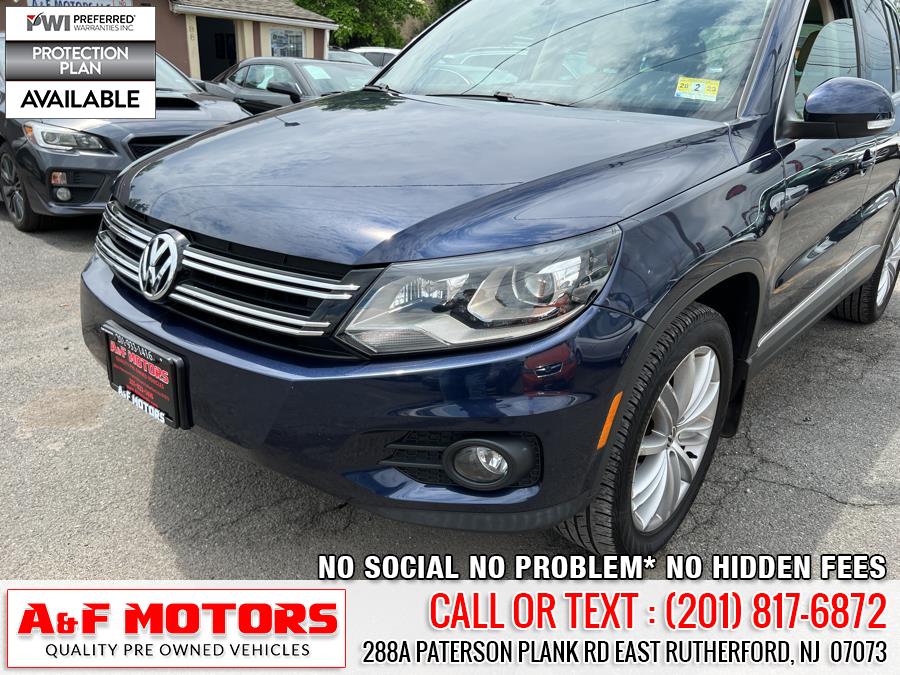 2016 Volkswagen Tiguan 4MOTION 4dr Auto SE, available for sale in East Rutherford, New Jersey | A&F Motors LLC. East Rutherford, New Jersey 2016 Volkswagen Tiguan 4MOTION 4dr Auto SE, available for sale in East Rutherford, New Jersey | A&F Motors LLC. East Rutherford, New Jersey