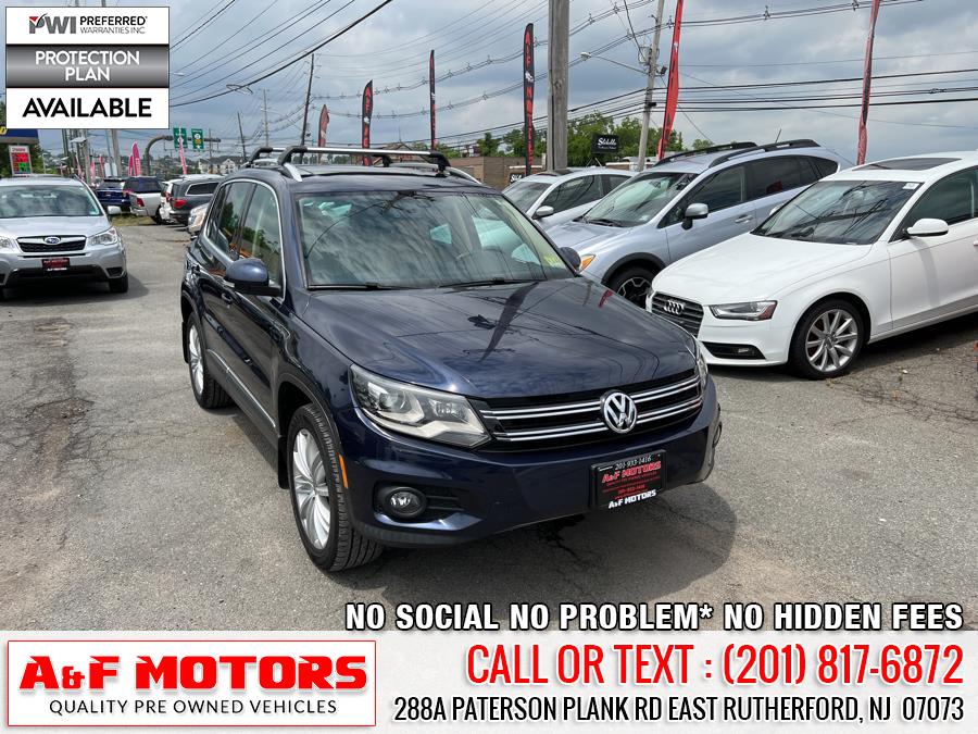 2016 Volkswagen Tiguan 4MOTION 4dr Auto SE, available for sale in East Rutherford, New Jersey | A&F Motors LLC. East Rutherford, New Jersey 2016 Volkswagen Tiguan 4MOTION 4dr Auto SE, available for sale in East Rutherford, New Jersey | A&F Motors LLC. East Rutherford, New Jersey