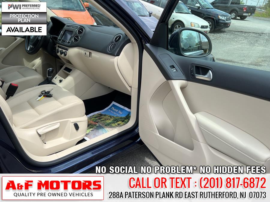 2016 Volkswagen Tiguan 4MOTION 4dr Auto SE, available for sale in East Rutherford, New Jersey | A&F Motors LLC. East Rutherford, New Jersey 2016 Volkswagen Tiguan 4MOTION 4dr Auto SE, available for sale in East Rutherford, New Jersey | A&F Motors LLC. East Rutherford, New Jersey