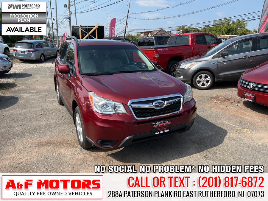 2015 Subaru Forester 4dr CVT 2.5i Premium PZEV, available for sale in East Rutherford, New Jersey | A&F Motors LLC. East Rutherford, New Jersey 2015 Subaru Forester 4dr CVT 2.5i Premium PZEV, available for sale in East Rutherford, New Jersey | A&F Motors LLC. East Rutherford, New Jersey