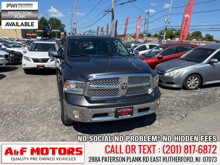 2017 Ram 1500 Laramie 4x4 Crew Cab 5''7" Box, available for sale in East Rutherford, New Jersey | A&F Motors LLC. East Rutherford, New Jersey 2017 Ram 1500 Laramie 4x4 Crew Cab 5''7" Box, available for sale in East Rutherford, New Jersey | A&F Motors LLC. East Rutherford, New Jersey