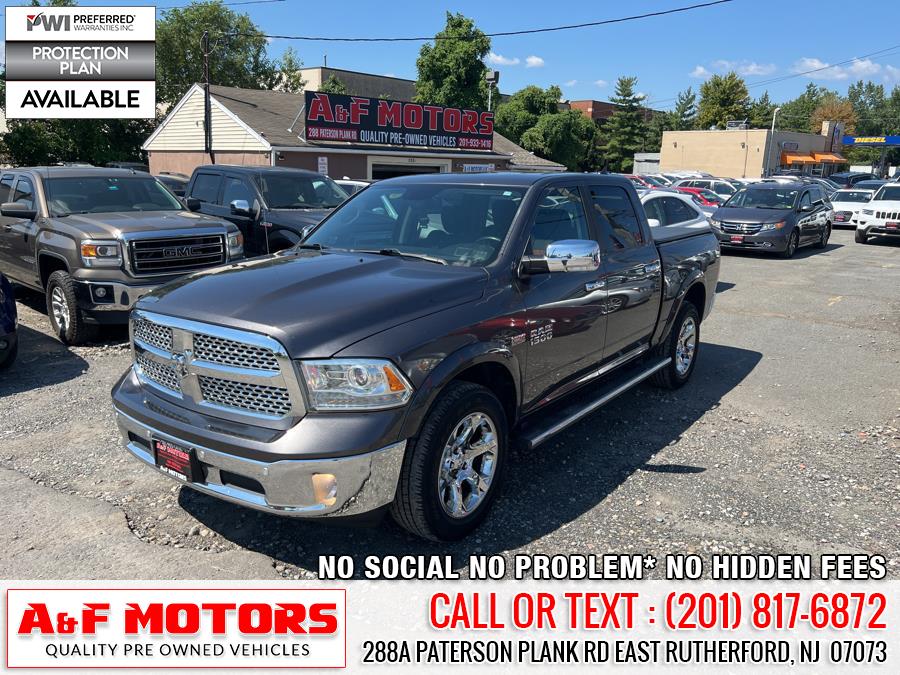2017 Ram 1500 Laramie 4x4 Crew Cab 5''7" Box, available for sale in East Rutherford, New Jersey | A&F Motors LLC. East Rutherford, New Jersey