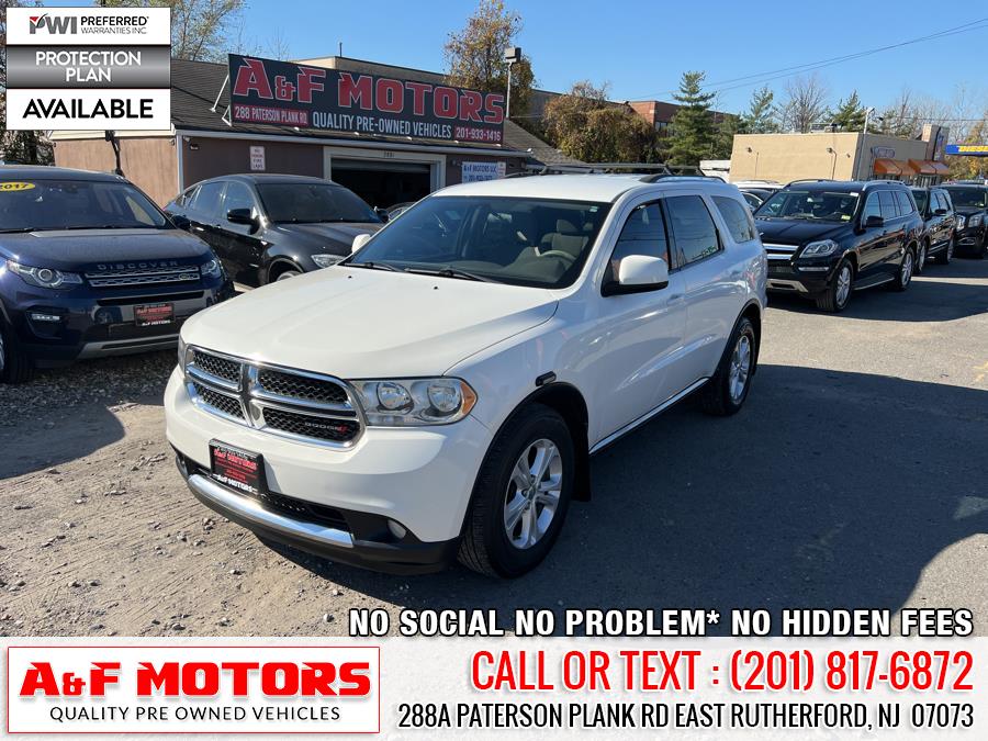 2012 Dodge Durango AWD 4dr SXT, available for sale in East Rutherford, New Jersey | A&F Motors LLC. East Rutherford, New Jersey