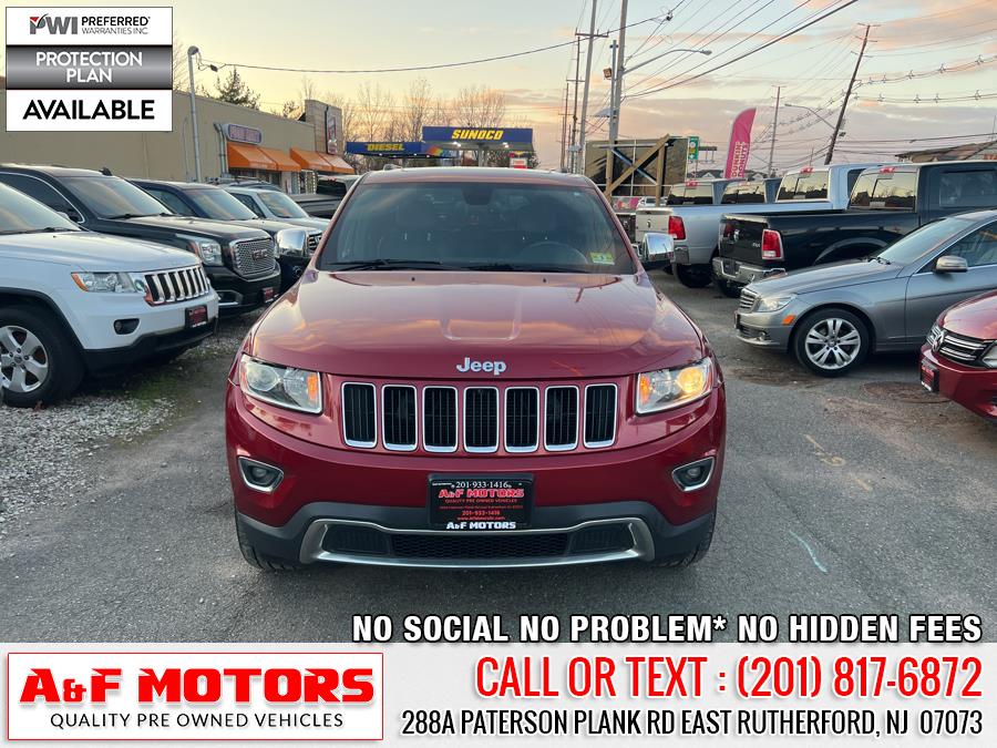 2014 Jeep Grand Cherokee 4WD 4dr Limited, available for sale in East Rutherford, New Jersey | A&F Motors LLC. East Rutherford, New Jersey 2014 Jeep Grand Cherokee 4WD 4dr Limited, available for sale in East Rutherford, New Jersey | A&F Motors LLC. East Rutherford, New Jersey