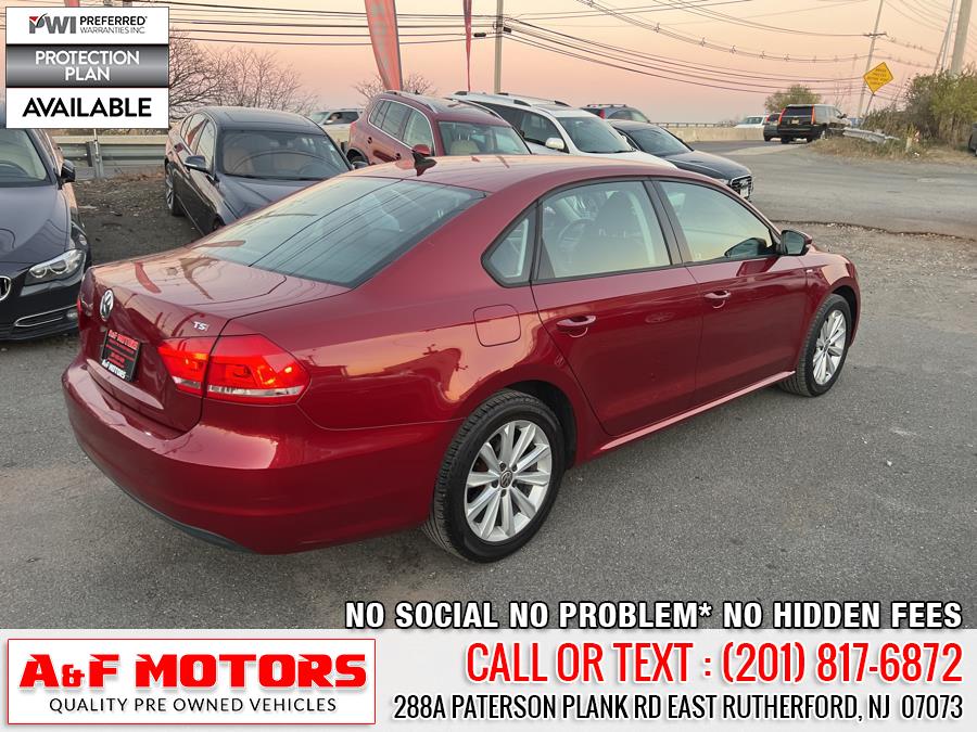 Used Volkswagen Passat 4dr Sdn 1.8T Auto S PZEV 2015 | A&F Motors LLC. East Rutherford, New Jersey Used Volkswagen Passat 4dr Sdn 1.8T Auto S PZEV 2015 | A&F Motors LLC. East Rutherford, New Jersey