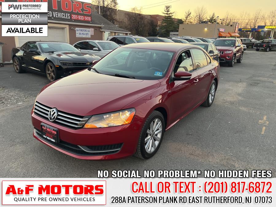 Used Volkswagen Passat 4dr Sdn 1.8T Auto S PZEV 2015 | A&F Motors LLC. East Rutherford, New Jersey