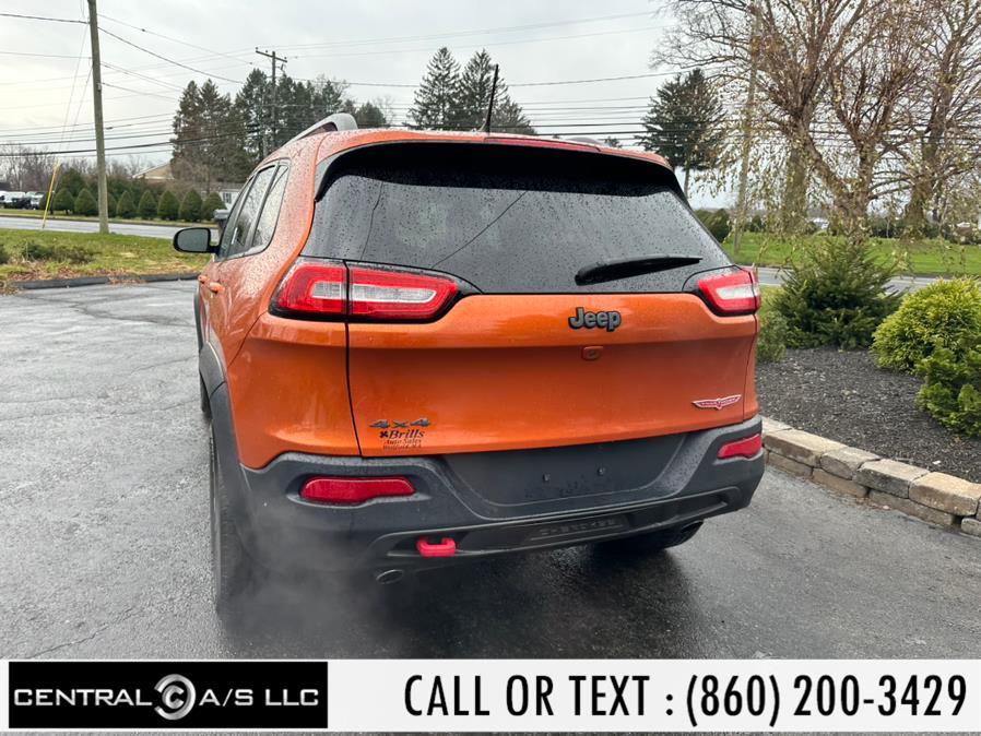2014 Jeep Cherokee 4WD 4dr Trailhawk, available for sale in East Windsor, Connecticut | Central A/S LLC. East Windsor, Connecticut 2014 Jeep Cherokee 4WD 4dr Trailhawk, available for sale in East Windsor, Connecticut | Central A/S LLC. East Windsor, Connecticut