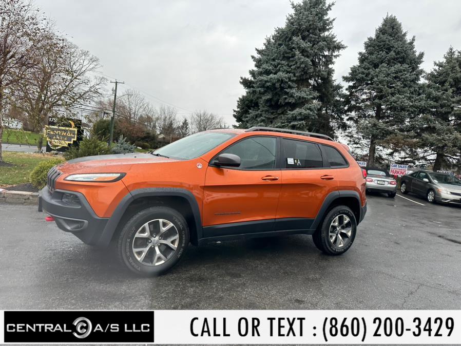 2014 Jeep Cherokee 4WD 4dr Trailhawk, available for sale in East Windsor, Connecticut | Central A/S LLC. East Windsor, Connecticut 2014 Jeep Cherokee 4WD 4dr Trailhawk, available for sale in East Windsor, Connecticut | Central A/S LLC. East Windsor, Connecticut