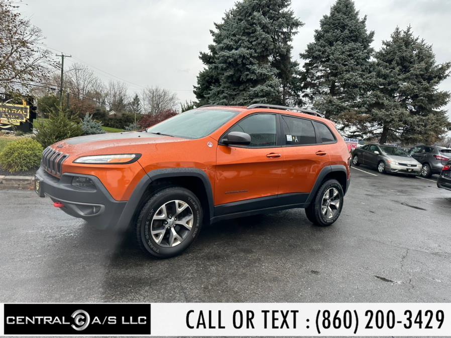 2014 Jeep Cherokee 4WD 4dr Trailhawk, available for sale in East Windsor, Connecticut | Central A/S LLC. East Windsor, Connecticut 2014 Jeep Cherokee 4WD 4dr Trailhawk, available for sale in East Windsor, Connecticut | Central A/S LLC. East Windsor, Connecticut