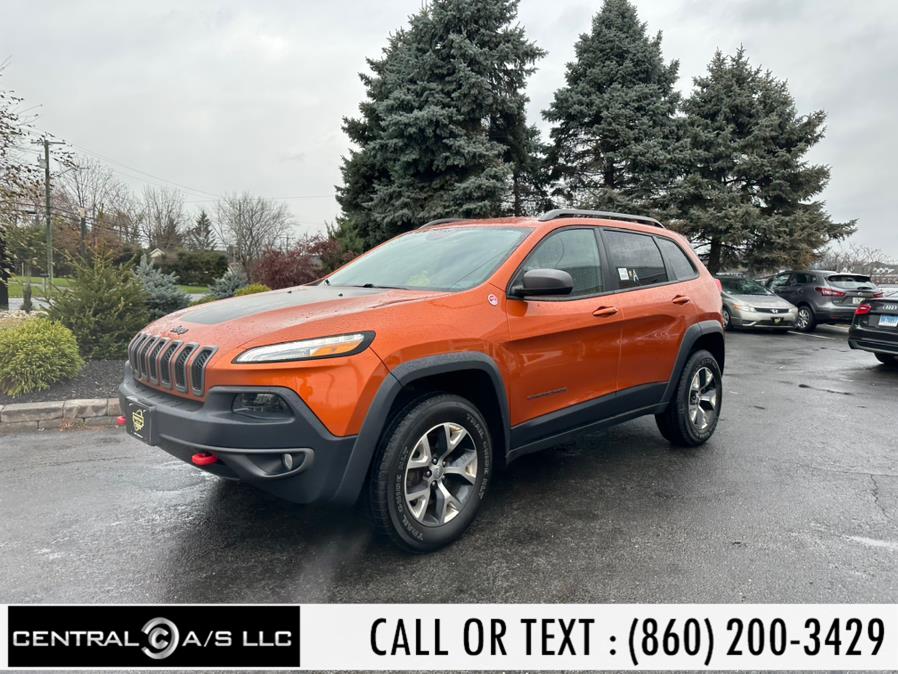 2014 Jeep Cherokee 4WD 4dr Trailhawk, available for sale in East Windsor, Connecticut | Central A/S LLC. East Windsor, Connecticut 2014 Jeep Cherokee 4WD 4dr Trailhawk, available for sale in East Windsor, Connecticut | Central A/S LLC. East Windsor, Connecticut