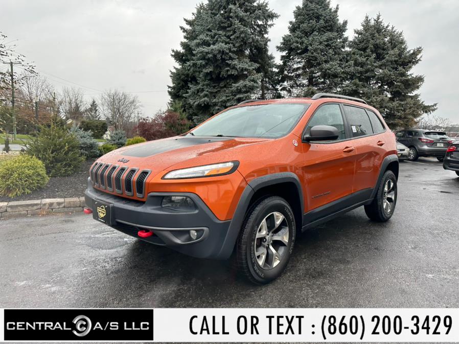 2014 Jeep Cherokee 4WD 4dr Trailhawk, available for sale in East Windsor, Connecticut | Central A/S LLC. East Windsor, Connecticut 2014 Jeep Cherokee 4WD 4dr Trailhawk, available for sale in East Windsor, Connecticut | Central A/S LLC. East Windsor, Connecticut