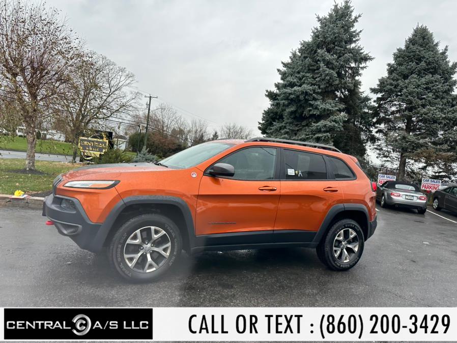 2014 Jeep Cherokee 4WD 4dr Trailhawk, available for sale in East Windsor, Connecticut | Central A/S LLC. East Windsor, Connecticut 2014 Jeep Cherokee 4WD 4dr Trailhawk, available for sale in East Windsor, Connecticut | Central A/S LLC. East Windsor, Connecticut