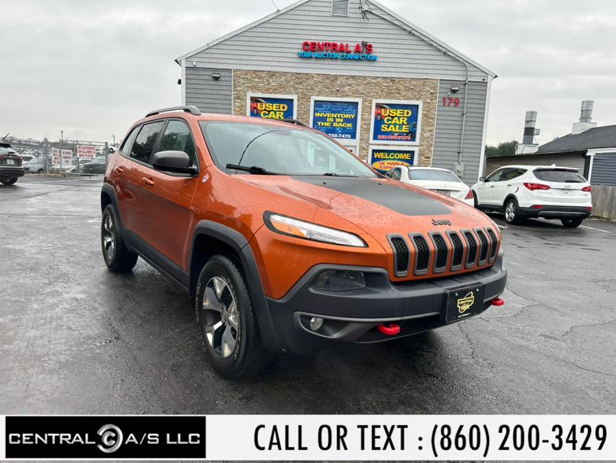 Used Jeep Cherokee 4WD 4dr Trailhawk 2014 | Central A/S LLC. East Windsor, Connecticut