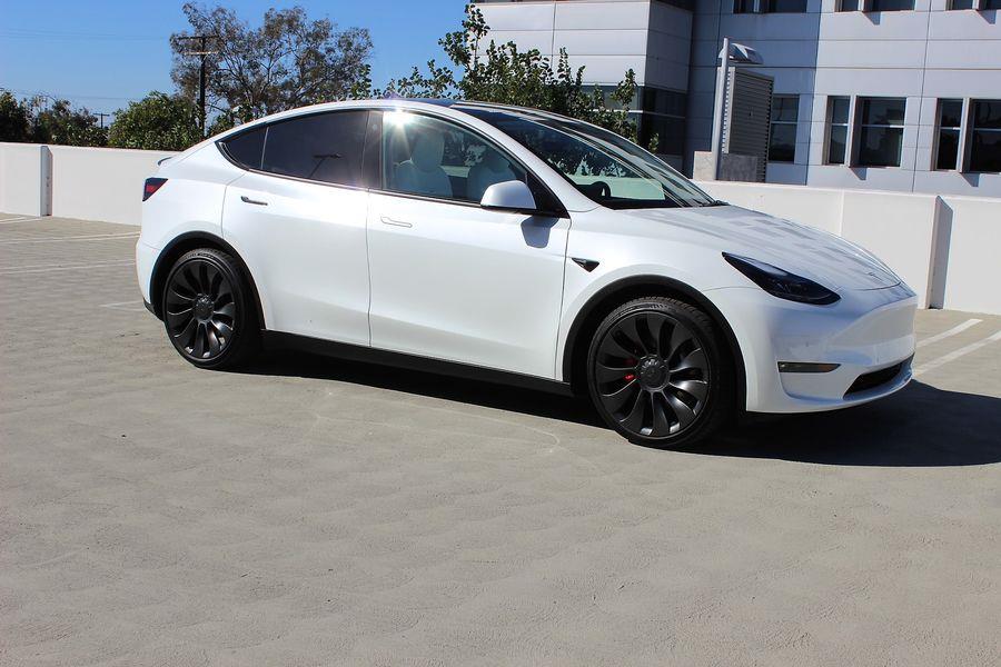 Used Tesla Model y Performance Sport Utility 4D 2022 | Ideal Motors. Costa Mesa, California