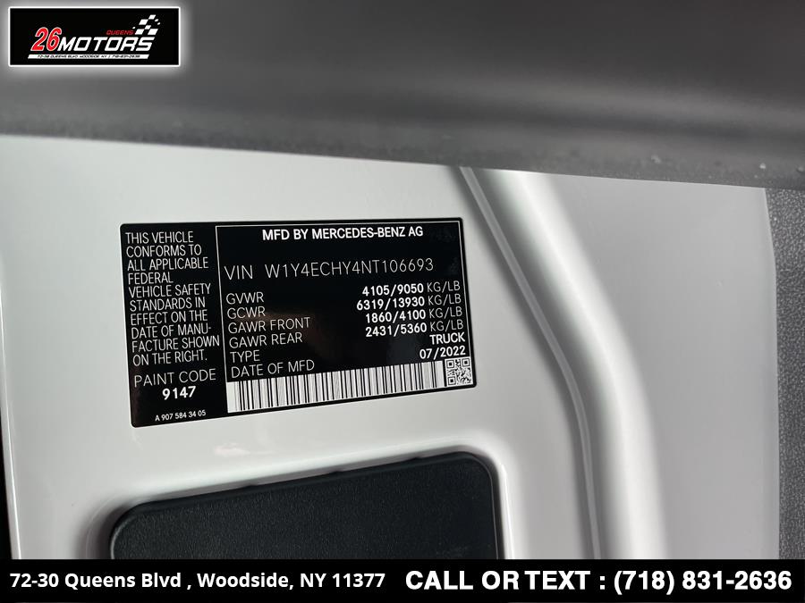 Used Mercedes-Benz Sprinter Cargo Van 2500 High Roof V6 170" RWD 2022 | 26 Motors Queens. Woodside, New York Used Mercedes-Benz Sprinter Cargo Van 2500 High Roof V6 170" RWD 2022 | 26 Motors Queens. Woodside, New York