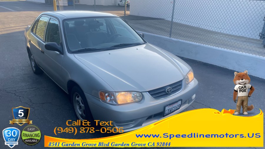 2001 Toyota Corolla 4dr Sdn CE Auto, available for sale in Garden Grove, California | Speedline Motors. Garden Grove, California 2001 Toyota Corolla 4dr Sdn CE Auto, available for sale in Garden Grove, California | Speedline Motors. Garden Grove, California