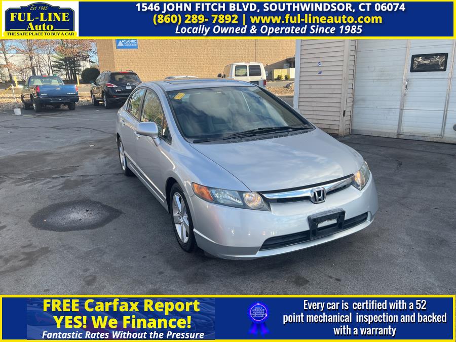 2008 Honda Civic Sdn 4dr Auto EX, available for sale in South Windsor , Connecticut | Ful-line Auto LLC. South Windsor , Connecticut