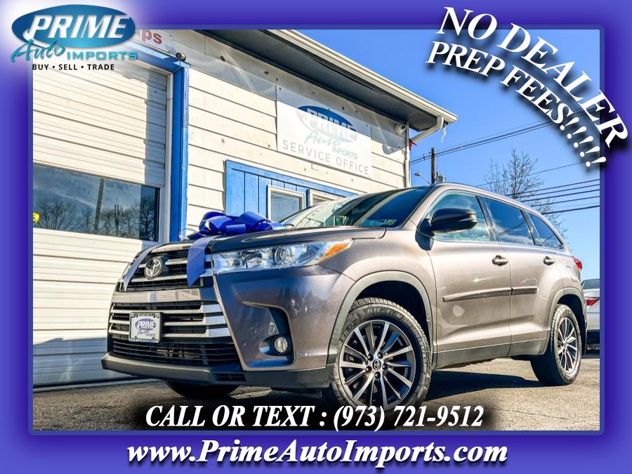 2019 Toyota Highlander XLE V6 AWD (Natl), available for sale in Bloomingdale, New Jersey | Prime Auto Imports. Bloomingdale, New Jersey