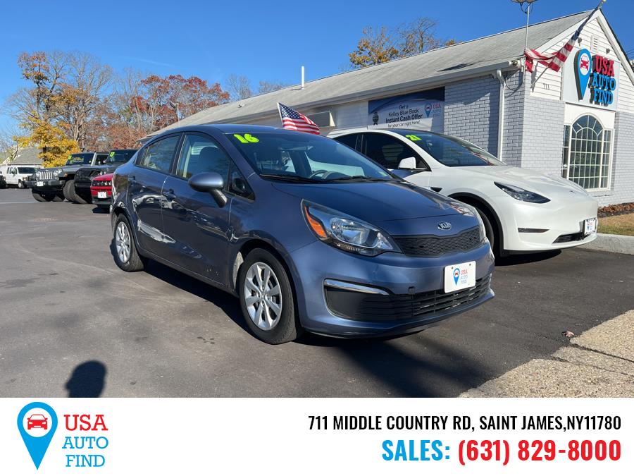 2016 Kia Rio 4dr Sdn Auto LX, available for sale in Saint James, New York | USA Auto Find. Saint James, New York