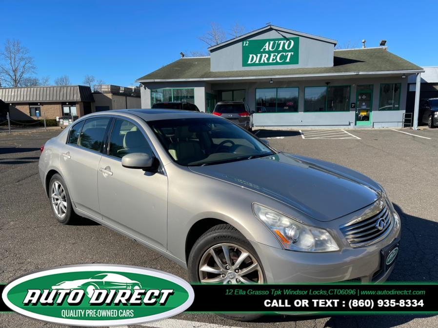 2008 INFINITI G35 Sedan 4dr x AWD, available for sale in Windsor Locks, Connecticut | Auto Direct LLC. Windsor Locks, Connecticut