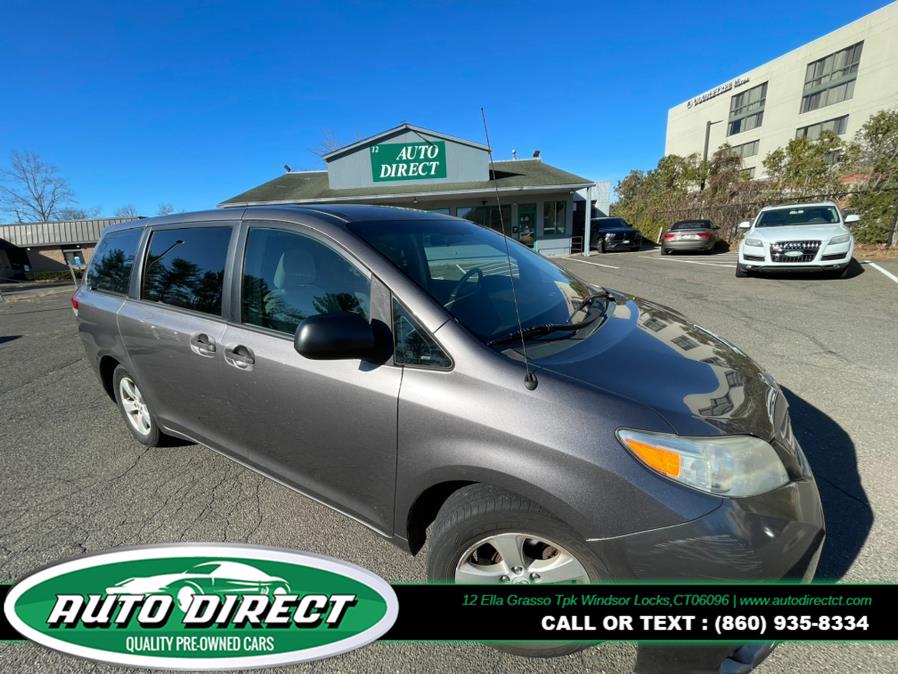 2011 Toyota Sienna 5dr 7-Pass Van V6 FWD, available for sale in Windsor Locks, Connecticut | Auto Direct LLC. Windsor Locks, Connecticut