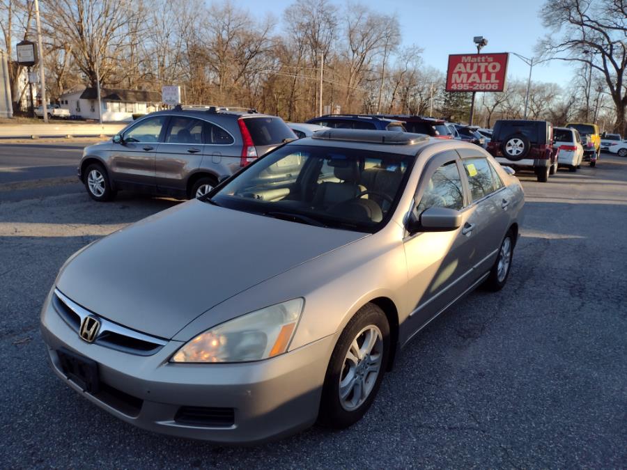 2006 Honda Accord Sdn EX-L AT, available for sale in Chicopee, Massachusetts | Matts Auto Mall LLC. Chicopee, Massachusetts 2006 Honda Accord Sdn EX-L AT, available for sale in Chicopee, Massachusetts | Matts Auto Mall LLC. Chicopee, Massachusetts