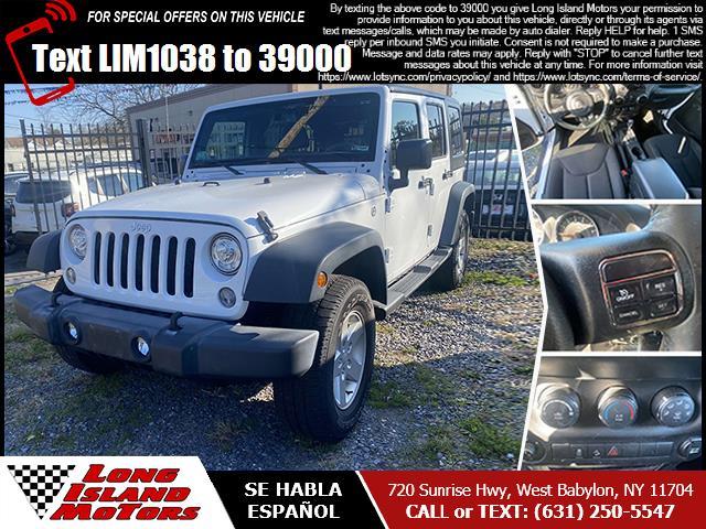Used Jeep Wrangler Unlimited Sport 4x4 2017 | Long Island Car Loan. Babylon, New York Used Jeep Wrangler Unlimited Sport 4x4 2017 | Long Island Car Loan. Babylon, New York