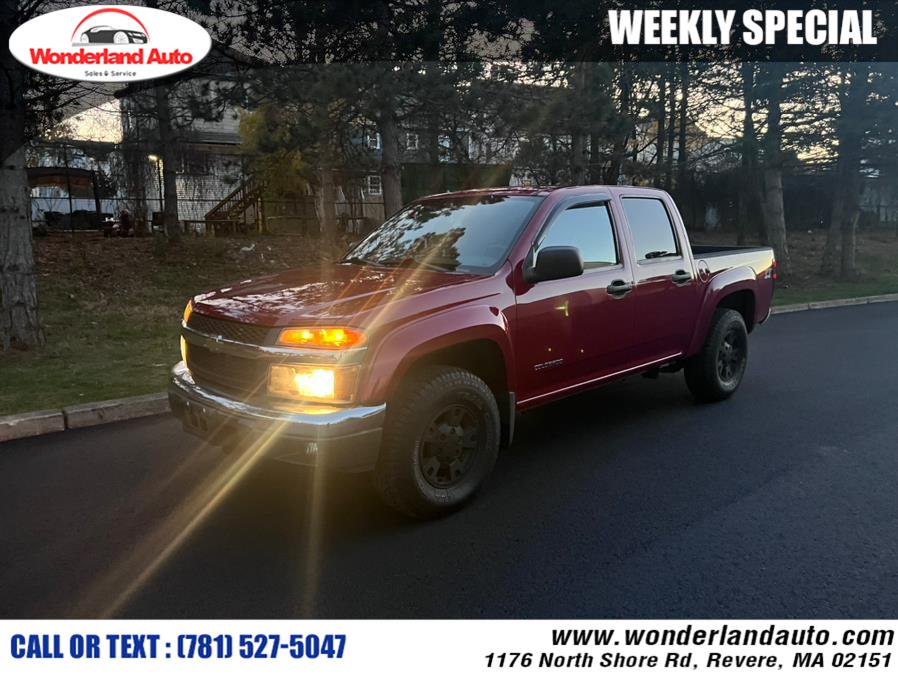 2005 Chevrolet Colorado Crew Cab 126.0" WB 4WD 1SE LS Z71, available for sale in Revere, Massachusetts | Wonderland Auto. Revere, Massachusetts