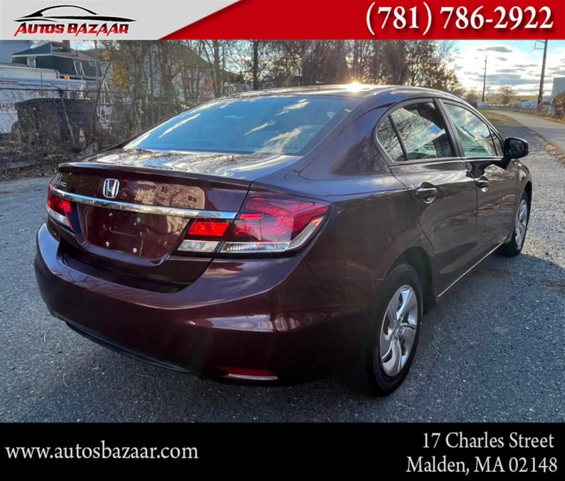 2013 Honda Civic Sdn 4dr Auto LX, available for sale in Malden, Massachusetts | Auto Bazaar. Malden, Massachusetts 2013 Honda Civic Sdn 4dr Auto LX, available for sale in Malden, Massachusetts | Auto Bazaar. Malden, Massachusetts
