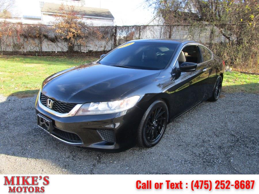 2014 Honda Accord Coupe 2dr I4 CVT LX-S, available for sale in Stratford, Connecticut | Mike's Motors LLC. Stratford, Connecticut