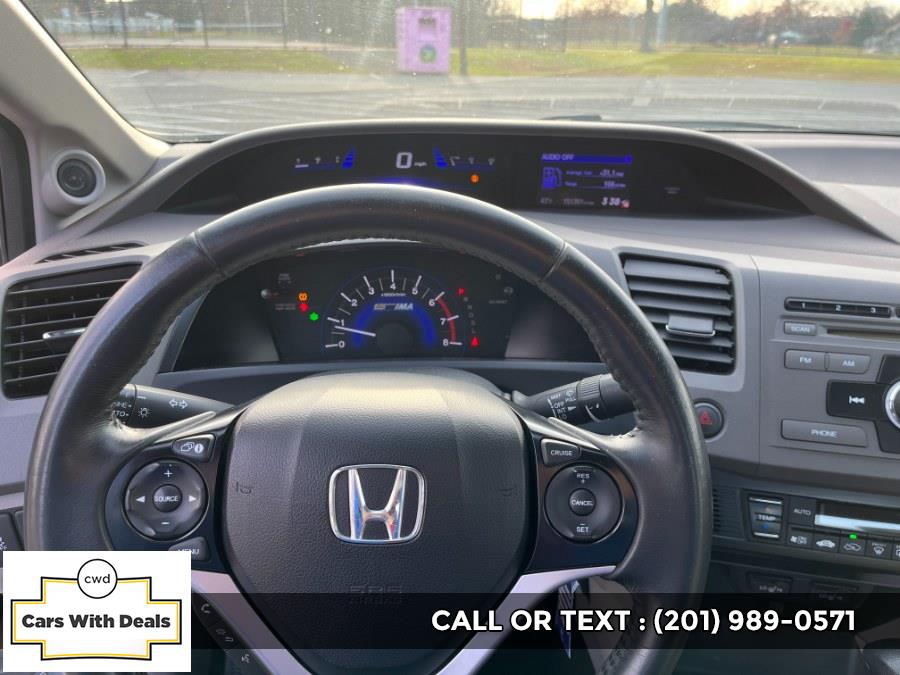 Used Honda Civic Hybrid 4dr Sdn L4 CVT w/Leather 2012 | Cars With Deals. Lyndhurst, New Jersey Used Honda Civic Hybrid 4dr Sdn L4 CVT w/Leather 2012 | Cars With Deals. Lyndhurst, New Jersey
