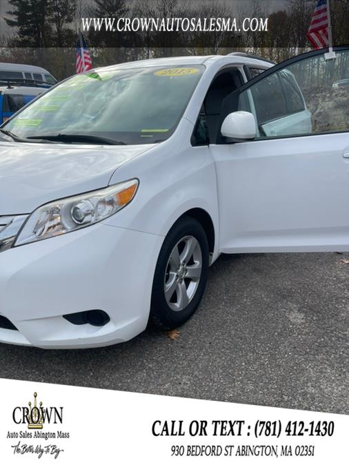 2015 Toyota Sienna 5dr 7-Pass Van LE FWD Mobility (Natl), available for sale in Abington, Massachusetts | Crown Auto Sales. Abington, Massachusetts 2015 Toyota Sienna 5dr 7-Pass Van LE FWD Mobility (Natl), available for sale in Abington, Massachusetts | Crown Auto Sales. Abington, Massachusetts