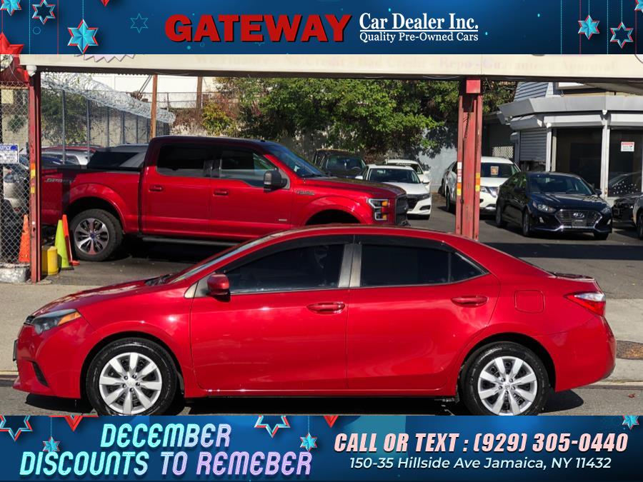 2014 Toyota Corolla 4dr Sdn CVT LE (Natl), available for sale in Jamaica, New York | Gateway Car Dealer Inc. Jamaica, New York 2014 Toyota Corolla 4dr Sdn CVT LE (Natl), available for sale in Jamaica, New York | Gateway Car Dealer Inc. Jamaica, New York