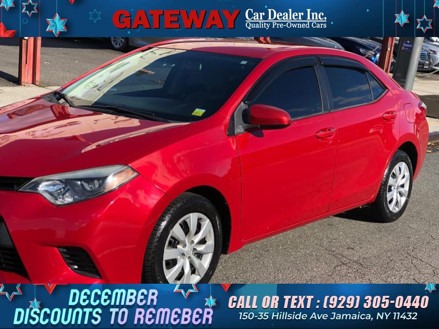 2014 Toyota Corolla 4dr Sdn CVT LE (Natl), available for sale in Jamaica, New York | Gateway Car Dealer Inc. Jamaica, New York 2014 Toyota Corolla 4dr Sdn CVT LE (Natl), available for sale in Jamaica, New York | Gateway Car Dealer Inc. Jamaica, New York