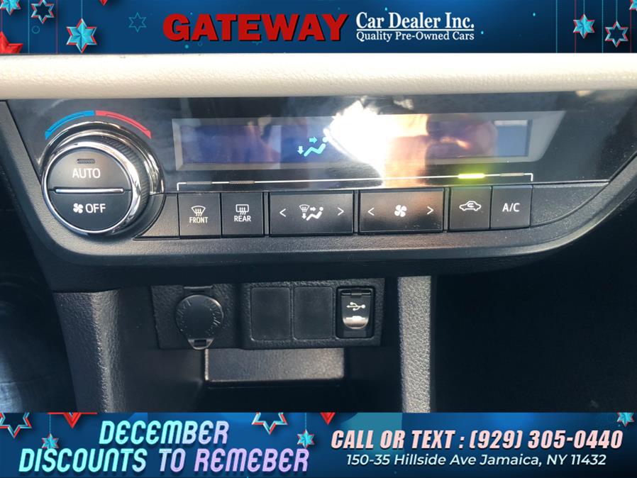 2014 Toyota Corolla 4dr Sdn CVT LE (Natl), available for sale in Jamaica, New York | Gateway Car Dealer Inc. Jamaica, New York 2014 Toyota Corolla 4dr Sdn CVT LE (Natl), available for sale in Jamaica, New York | Gateway Car Dealer Inc. Jamaica, New York