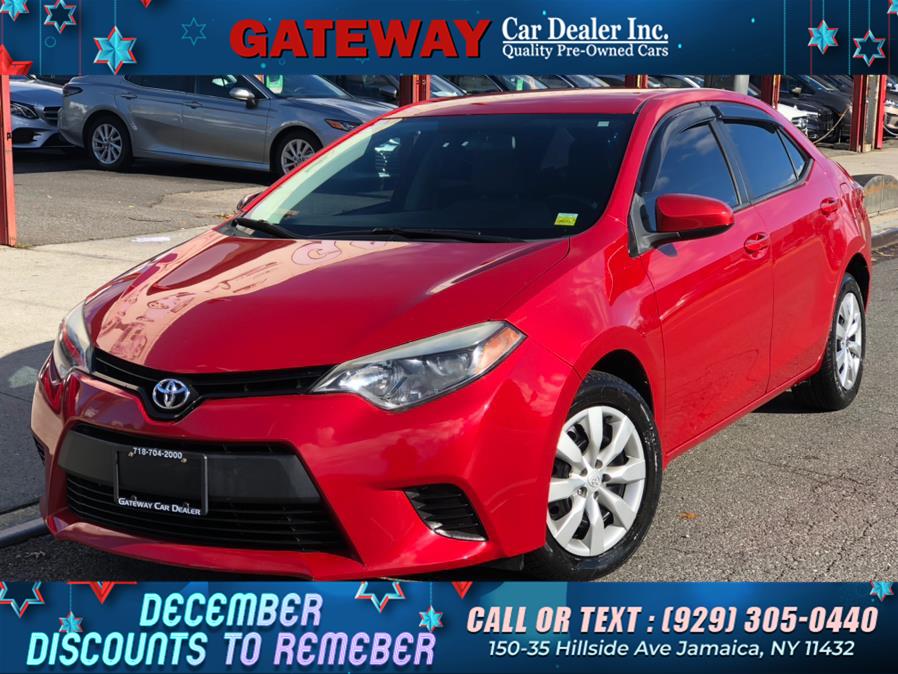 2014 Toyota Corolla 4dr Sdn CVT LE (Natl), available for sale in Jamaica, New York | Gateway Car Dealer Inc. Jamaica, New York 2014 Toyota Corolla 4dr Sdn CVT LE (Natl), available for sale in Jamaica, New York | Gateway Car Dealer Inc. Jamaica, New York