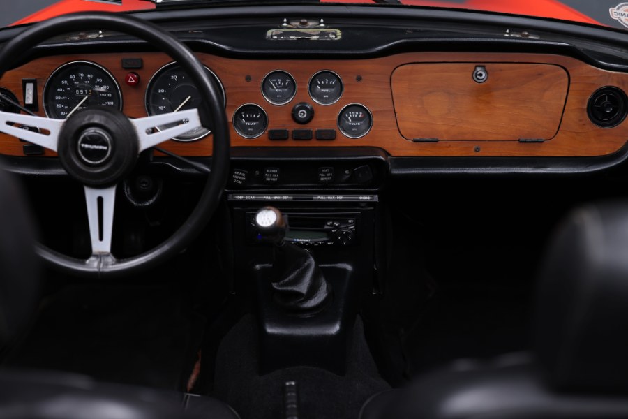 1976 Triumph TR6 2 Door Convertible, available for sale in North Salem, New York | Meccanic Shop North Inc. North Salem, New York 1976 Triumph TR6 2 Door Convertible, available for sale in North Salem, New York | Meccanic Shop North Inc. North Salem, New York