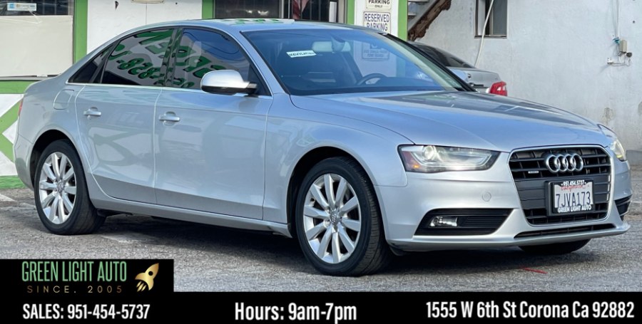 2013 Audi A4 4dr Sdn Auto quattro 2.0T Premium, available for sale in Corona, California | Green Light Auto. Corona, California 2013 Audi A4 4dr Sdn Auto quattro 2.0T Premium, available for sale in Corona, California | Green Light Auto. Corona, California