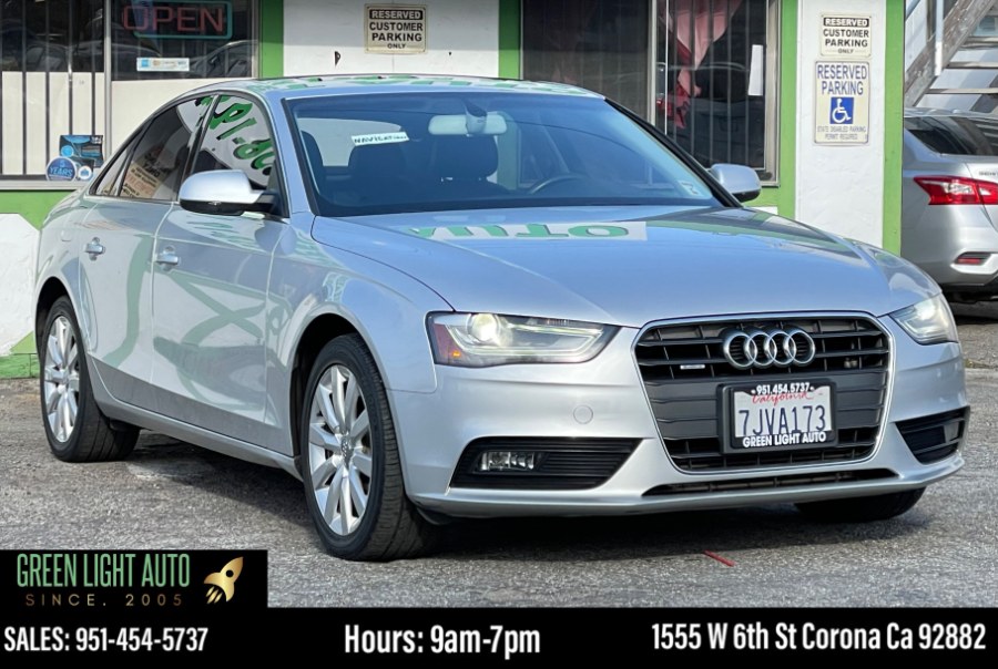 2013 Audi A4 4dr Sdn Auto quattro 2.0T Premium, available for sale in Corona, California | Green Light Auto. Corona, California 2013 Audi A4 4dr Sdn Auto quattro 2.0T Premium, available for sale in Corona, California | Green Light Auto. Corona, California