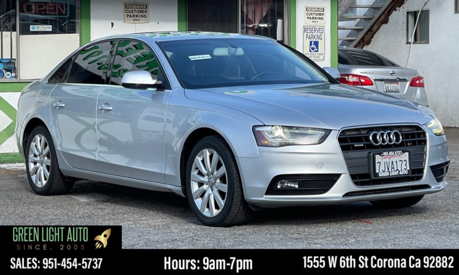 2013 Audi A4 4dr Sdn Auto quattro 2.0T Premium, available for sale in Corona, California | Green Light Auto. Corona, California 2013 Audi A4 4dr Sdn Auto quattro 2.0T Premium, available for sale in Corona, California | Green Light Auto. Corona, California