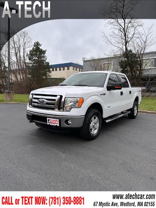2012 Ford F-150 4WD SuperCrew 145" XLT, available for sale in Medford, Massachusetts | A-Tech. Medford, Massachusetts