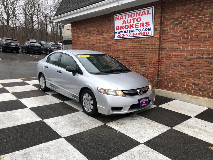 2011 Honda Civic Sdn 4dr Auto DX-VP, available for sale in Waterbury, Connecticut | National Auto Brokers, Inc.. Waterbury, Connecticut